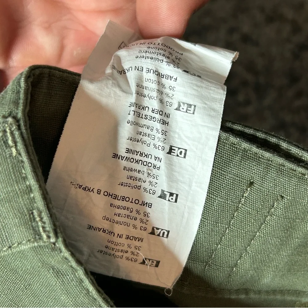 M Tac Pants Mens 30x32 Army Olive Green Aggressor‎ Gen II 2 Flex Cargo Tactical